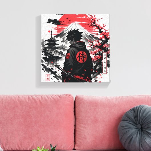 Anime canvas afdruk (Insitu (Woonkamer))