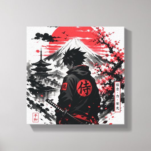 Anime  canvas afdruk (Voorkant)