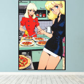 Anime canvas afdruk (Insitu (Houten vloer))