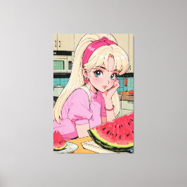 Anime canvas afdruk