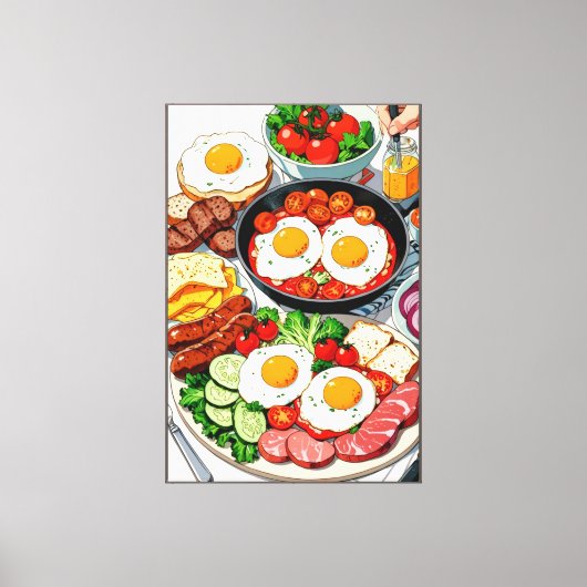 Anime Canvas Afdruk (Voorkant)