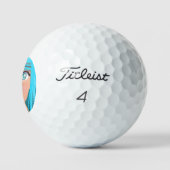 ANIME CARTOON MEISJE GOLFBALLEN (Logo)