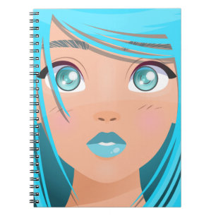 ANIME CARTOON MEISJE NOTITIEBOEK