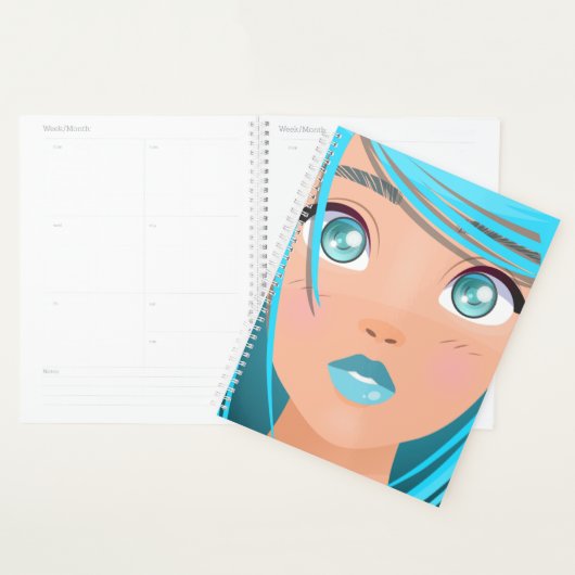 ANIME CARTOON MEISJE PLANNER (Display)
