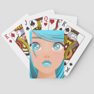 ANIME CARTOON MEISJE POKERKAARTEN