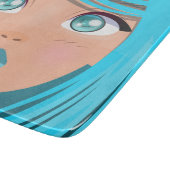 ANIME CARTOON MEISJE SNIJPLANK (Hoek)