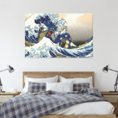 Anime cartoon Premium Wrapped Canvas (gloss) Afdruk (Insitu (Slaapkamer))