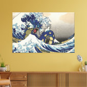 Anime cartoon Premium Wrapped Canvas (gloss) Afdruk (Insitu (Woonkamer))