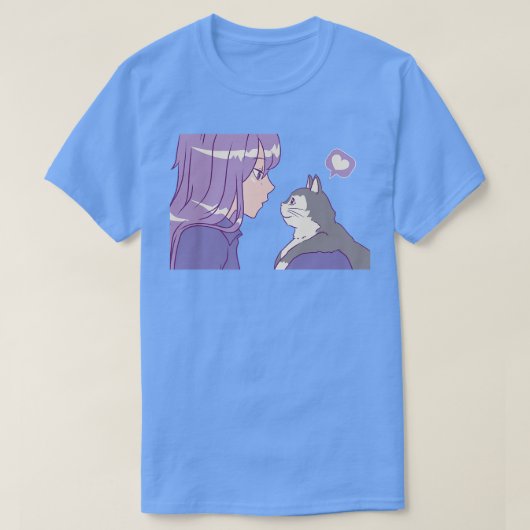 Anime Cat Anime Stuff T-shirt (Design voorkant)