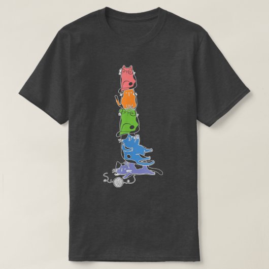 Anime Cat - Cute Kawaii Cat Ramen Noodle Anime Nek T-shirt (Design voorkant)