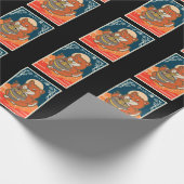 Anime Cat eet Ramen Japanse noedels Cadeaupapier (Hoek)