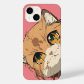Anime Cat Face Case-Mate iPhone Case (Achterkant)