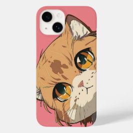 Anime Cat Face Case-Mate iPhone 14 Hoesje