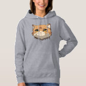 Anime Cat Face Hoodie (Voorkant)