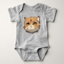 Anime Cat Face Romper