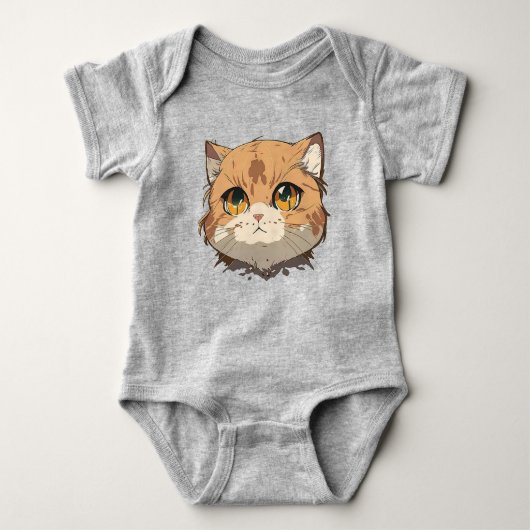 Anime Cat Face Romper (Voorkant)