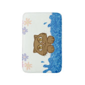 Anime Cat in water Badmat (Voorkant Verticaal)