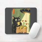 Anime Cat Japanese Tacos UFO Apparel Muismat (Met muis)