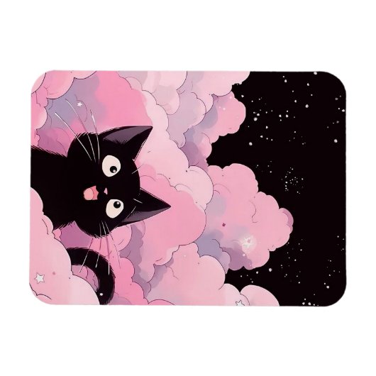 Anime Cat Magneet (Horizontaal)