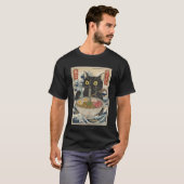 Anime Cat Ramen Japanese Funny Cat Phone Tees Anim (Voorkant volledig)