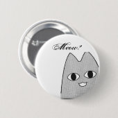 Anime cat ronde button 5,7 cm (Voorkant /achterkant)