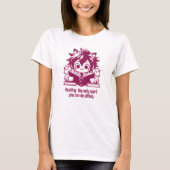 Anime Catboy leest een boek en grappige boekenquot T-shirt (Voorkant)