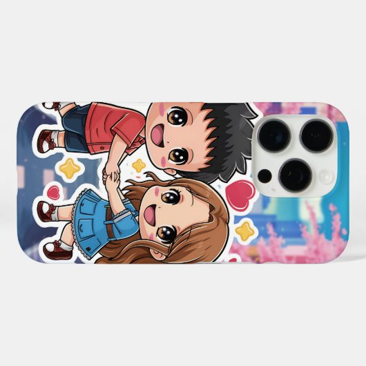 Anime Character Phone Case Design (Achterkant (horizontaal))