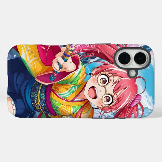 Anime Character Phone Case Design (Achterkant (horizontaal))
