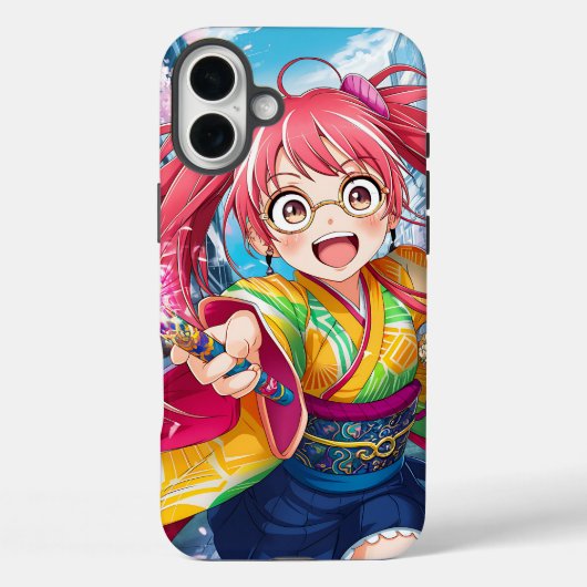 Anime Character Phone Case Design (Achterkant)