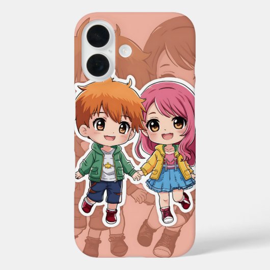 Anime Character Phone Case Design (Achterkant)