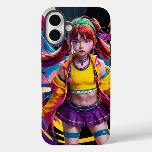 Anime Character Phone Case Design (Achterkant)