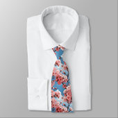 Anime Cherry Blossom Floral Stropdas (Gebonden)
