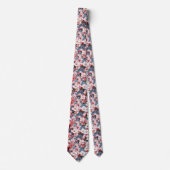 Anime Cherry Blossom Floral Stropdas (Voorkant)