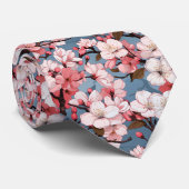 Anime Cherry Blossom Floral Stropdas (Opgerold)