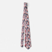 Anime Cherry Blossom Floral Stropdas (Achterkant)