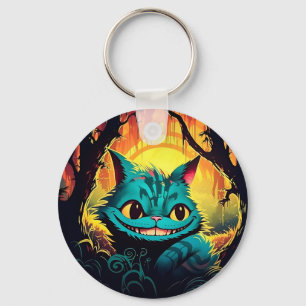 Anime Cheshire Cat Alice in Wonderland Sleutelhanger