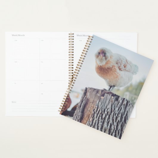 Anime Chicken on Stump Standard Size Planner (Display)