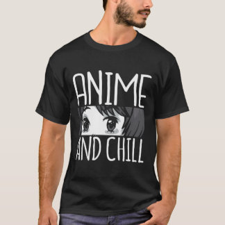 Anime Chill Grappige Otaku Japanse Manga Lover Gif T-shirt