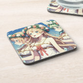 Anime Chor Bier Onderzetter (Linkerzijde)