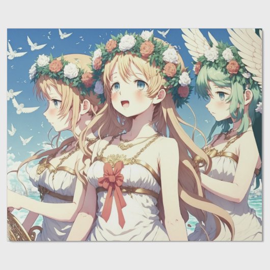 Anime Chor Cadeaupapier (Vlak)