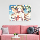 Anime Chor Canvas Afdruk (Insitu (Woonkamer))