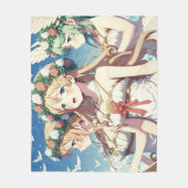 Anime Chor Fleece Deken (Voorkant)