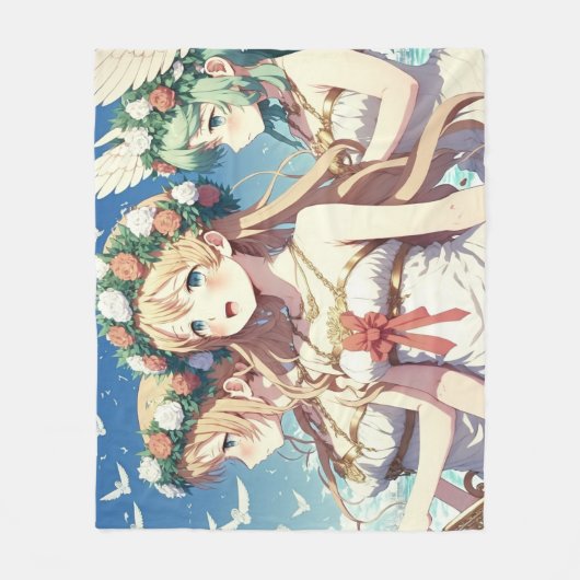 Anime Chor Fleece Deken (Voorkant)