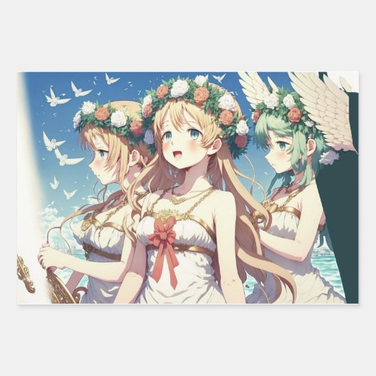 Anime Chor Inpakpapier Vel (Voorkant 3)