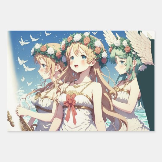 Anime Chor Inpakpapier Vel (Voorkant)