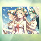 Anime Chor Raamsticker (Vel 3)