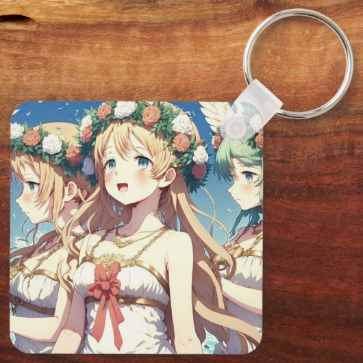 Anime Chor Sleutelhanger (Achterkant)