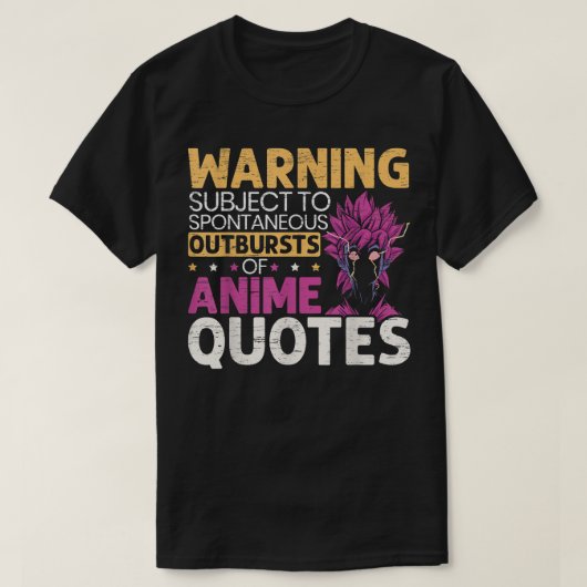 Anime citeert Manga Reader Otaku Kawaii Lover Anim T-shirt (Design voorkant)