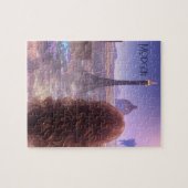 Anime City Girl Day Dreaming over Skyline Legpuzzel (Horizontaal)