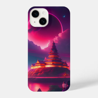 Anime city iPhone 14 hoesje